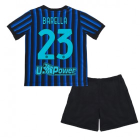 Baby Fußballbekleidung Inter Milan Nicolo Barella #23 Heimtrikot 2025-26 Kurzarm (+ kurze hosen)